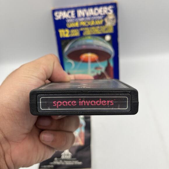 Space Invaders (Atari 2600) 1978 Complete in Box CIB Cleaned & Tested - Picture 5 of 8
